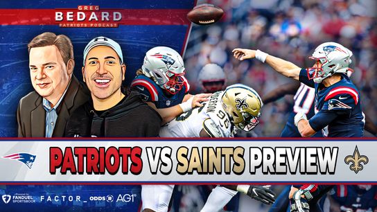 .@FDsportsbook & @drink_AG1 Bedard Patriots Podcast: JC's back, Mac's future and Saints matchup taken at BSJ Headquarters (Patriots)